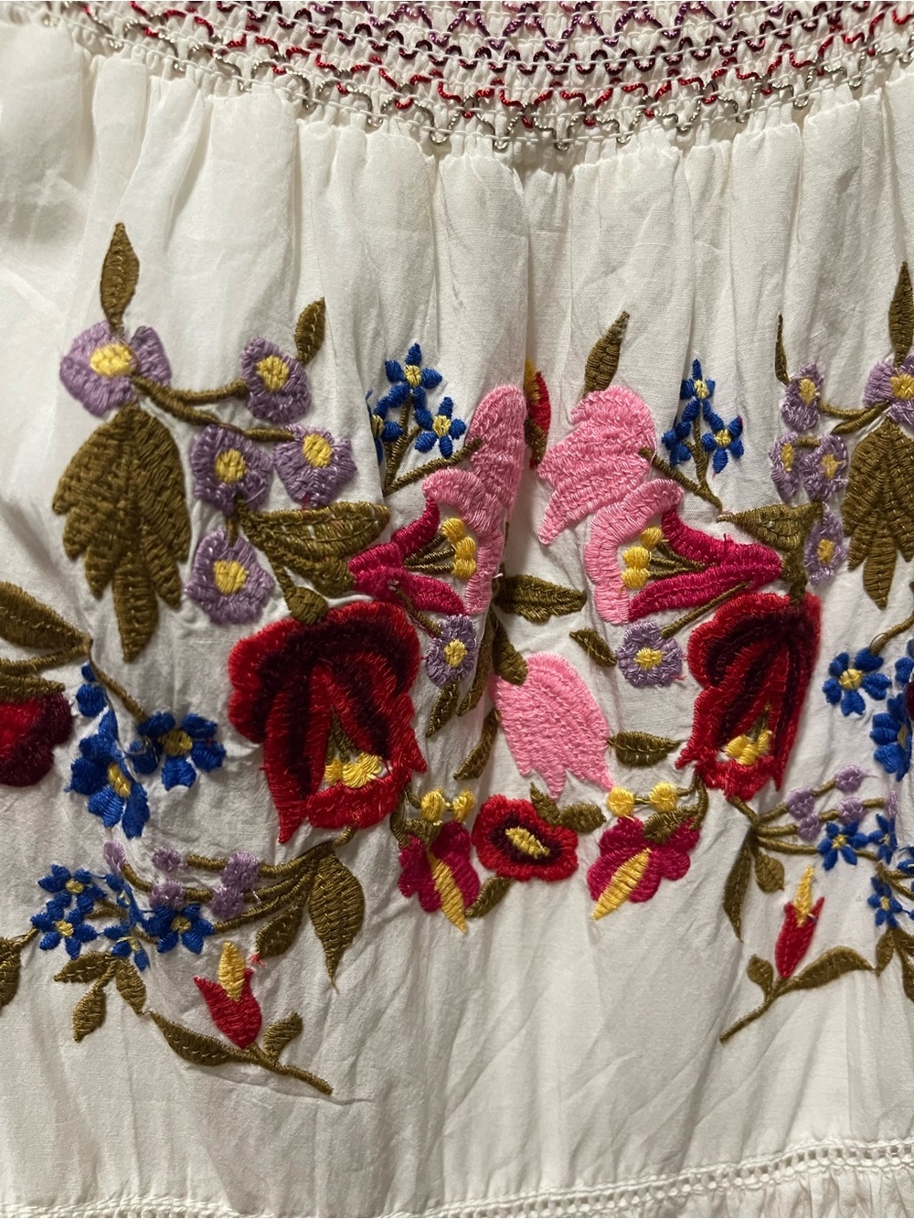 Free People embroidered off the shoulder dress - Picture 2 of 5